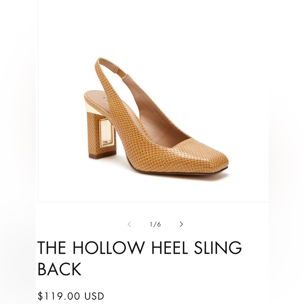The Hollow Heel Sling Back